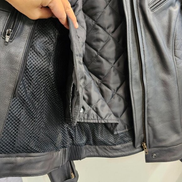 WOMEN'S MOTORCYCLE JACKETS, Black, Size Small, NEW - Picture 14 of 16